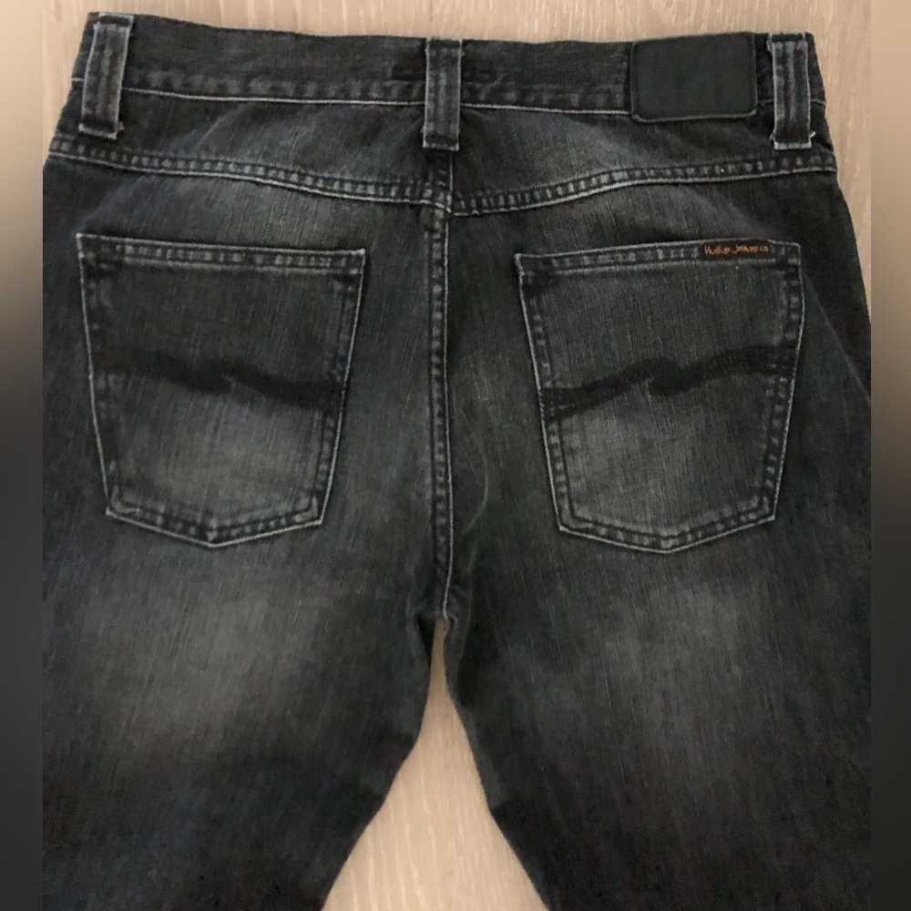 Nudie Slim Jim dark gray jeans